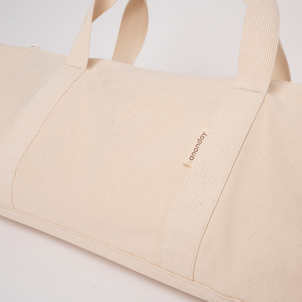 Canvas Yoga Bag in Natural - Ananday