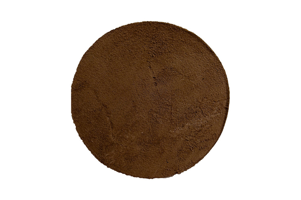 high quality leather coaster set - back - stone