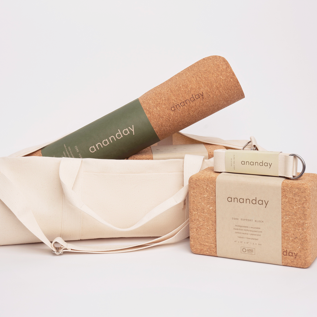 Canvas Yoga Bag in Natural - Ananday