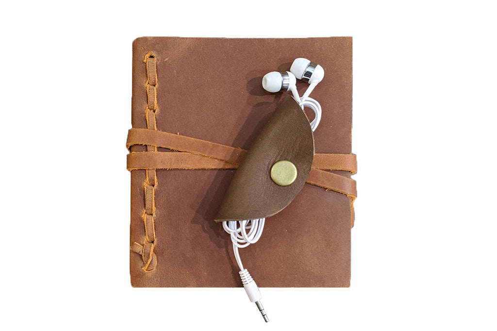 Compact Rustic Journal and a cord taco gift set