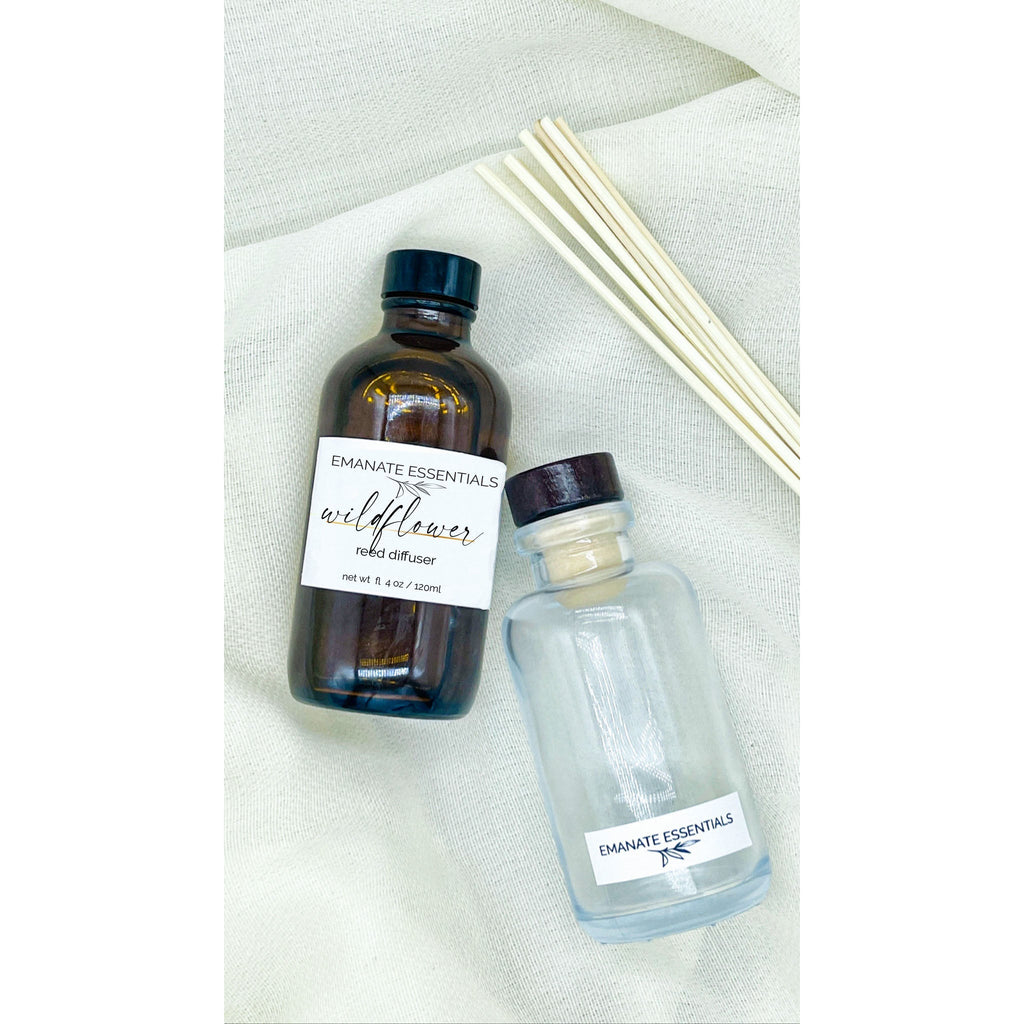 Light Gray Wildflower Reed Diffuser